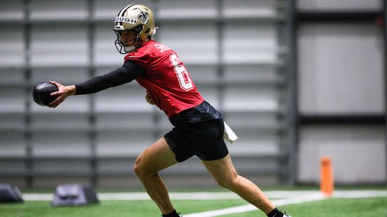 Who stood out most during Week 2 of OTAs?. Photo by (AP Photo/Ella Hall)